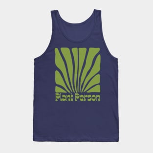 Plant Person Abstract Art Tank Top